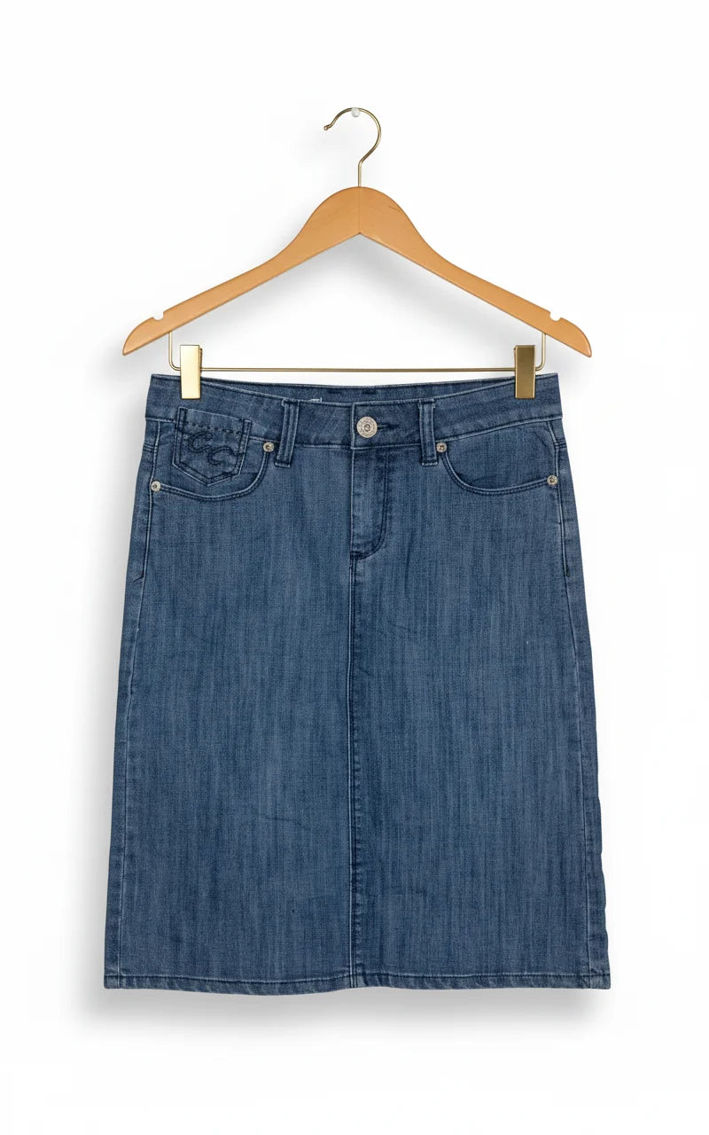 J-DENIM Blå Denimkjol