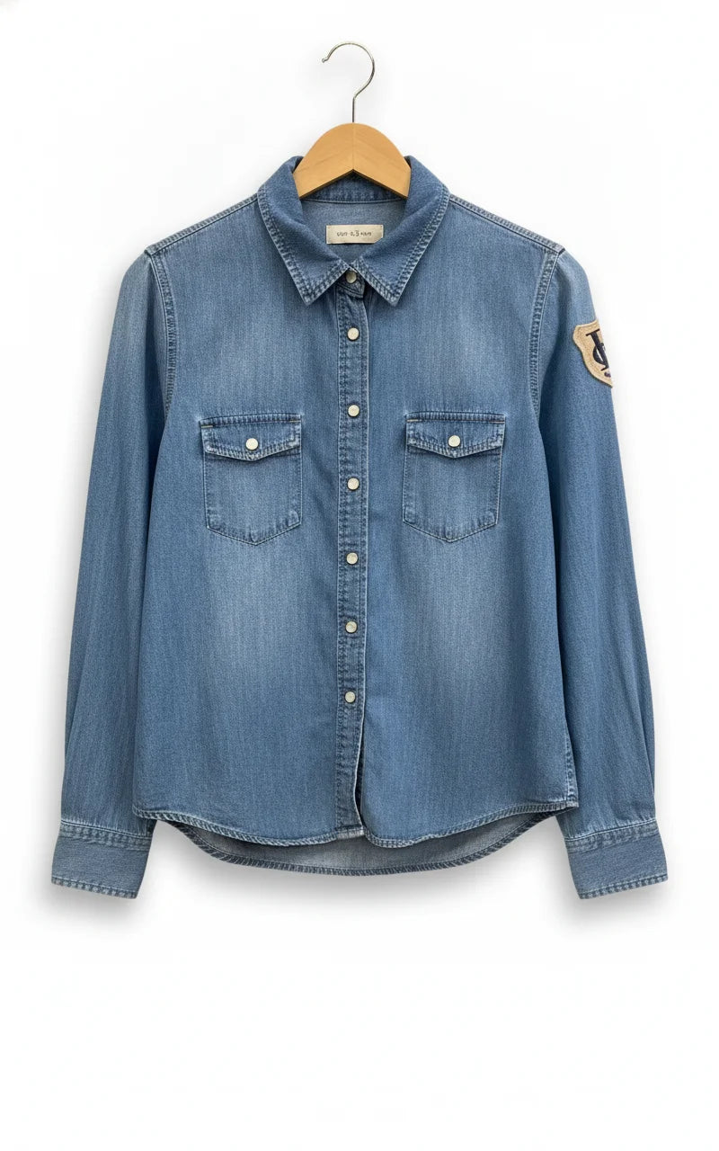 Hunkydory denimskjorta med knappar