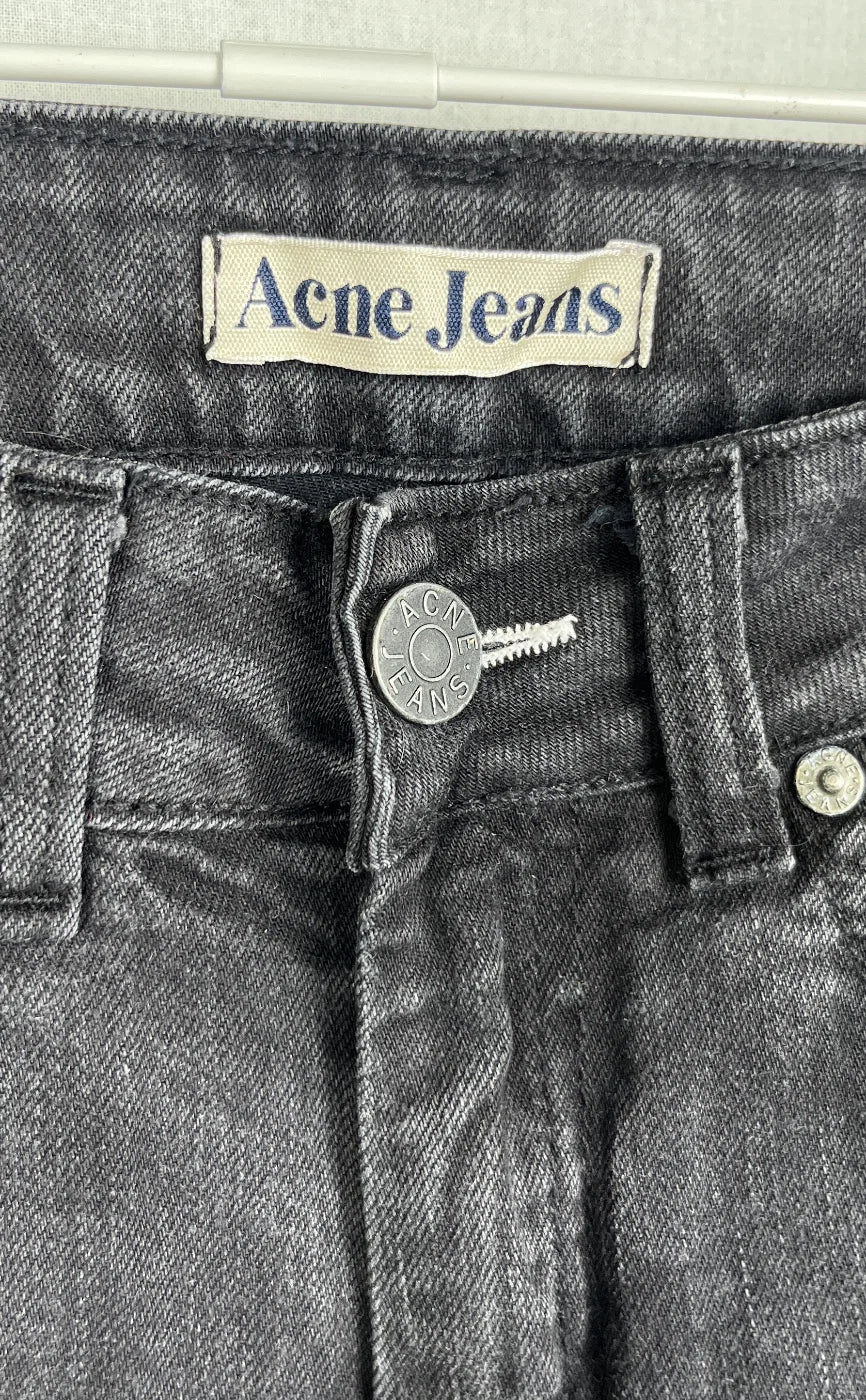 Acne Jeans svarta smala jeans