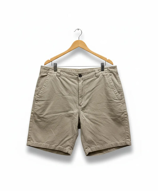 BISON beige bomullsshorts