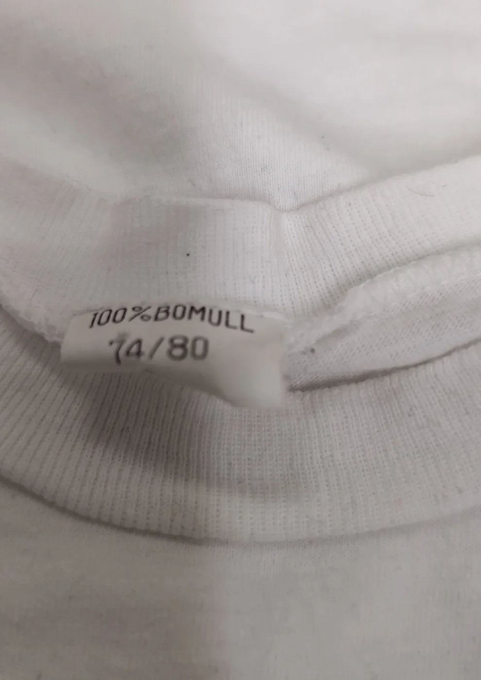 Barn vit t-shirt med tryck