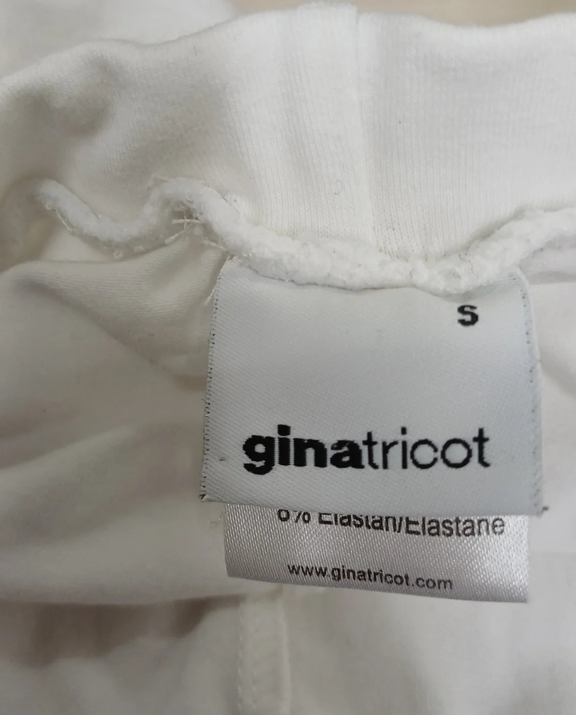 Gina Tricot långa vita leggings