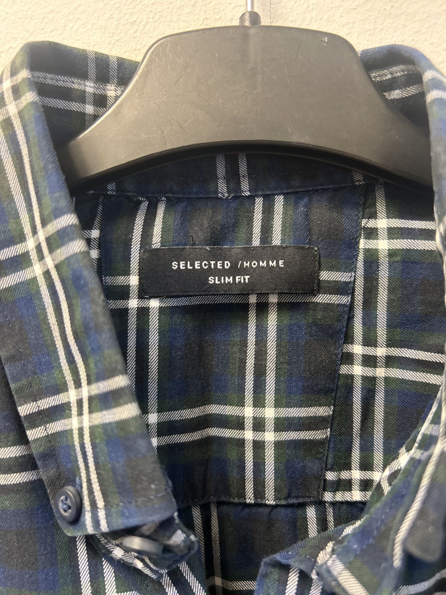 Selected Homme slim fit skjorta i rutigt mönster
