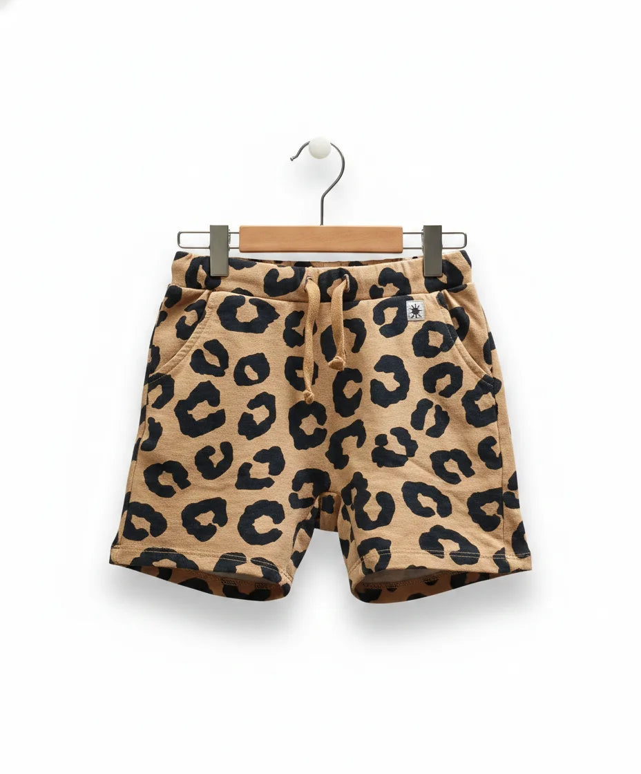 Lindex baby shorts med leopardmönster