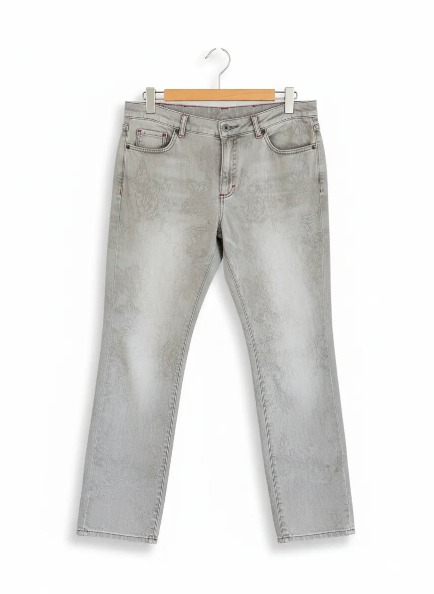 Green House beige jacquard denimjacka
