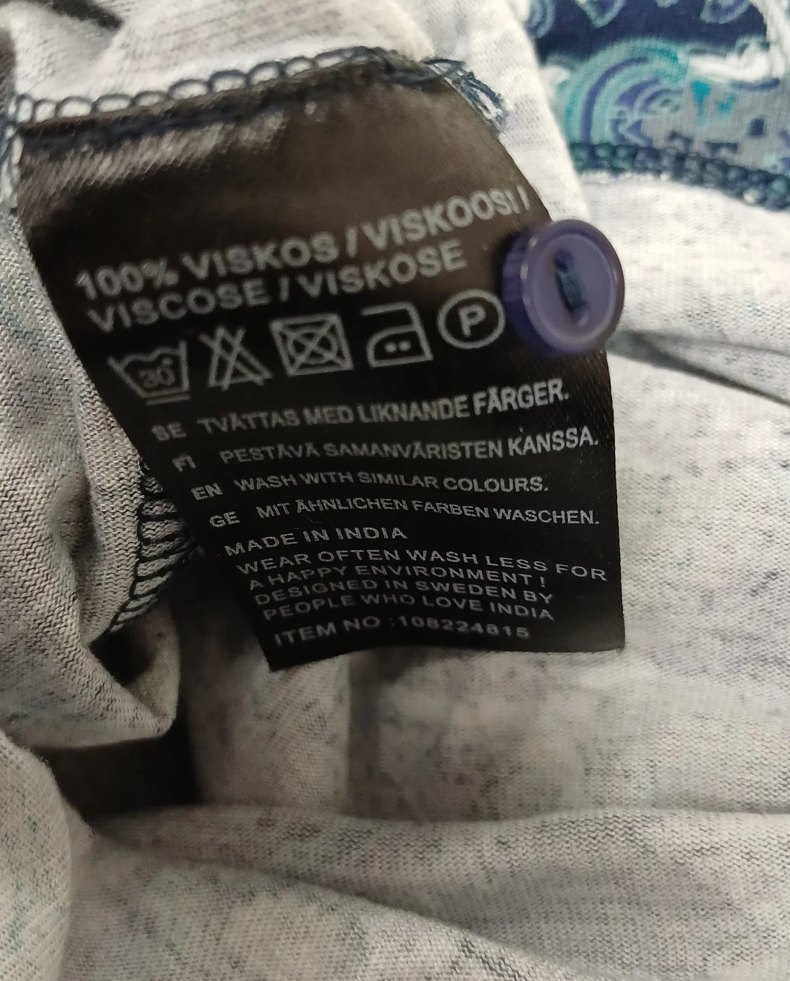 Indiska paisleymönstrad klänning XL