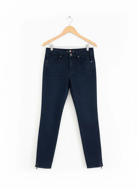 B B damjeans i mörk marinblå färg