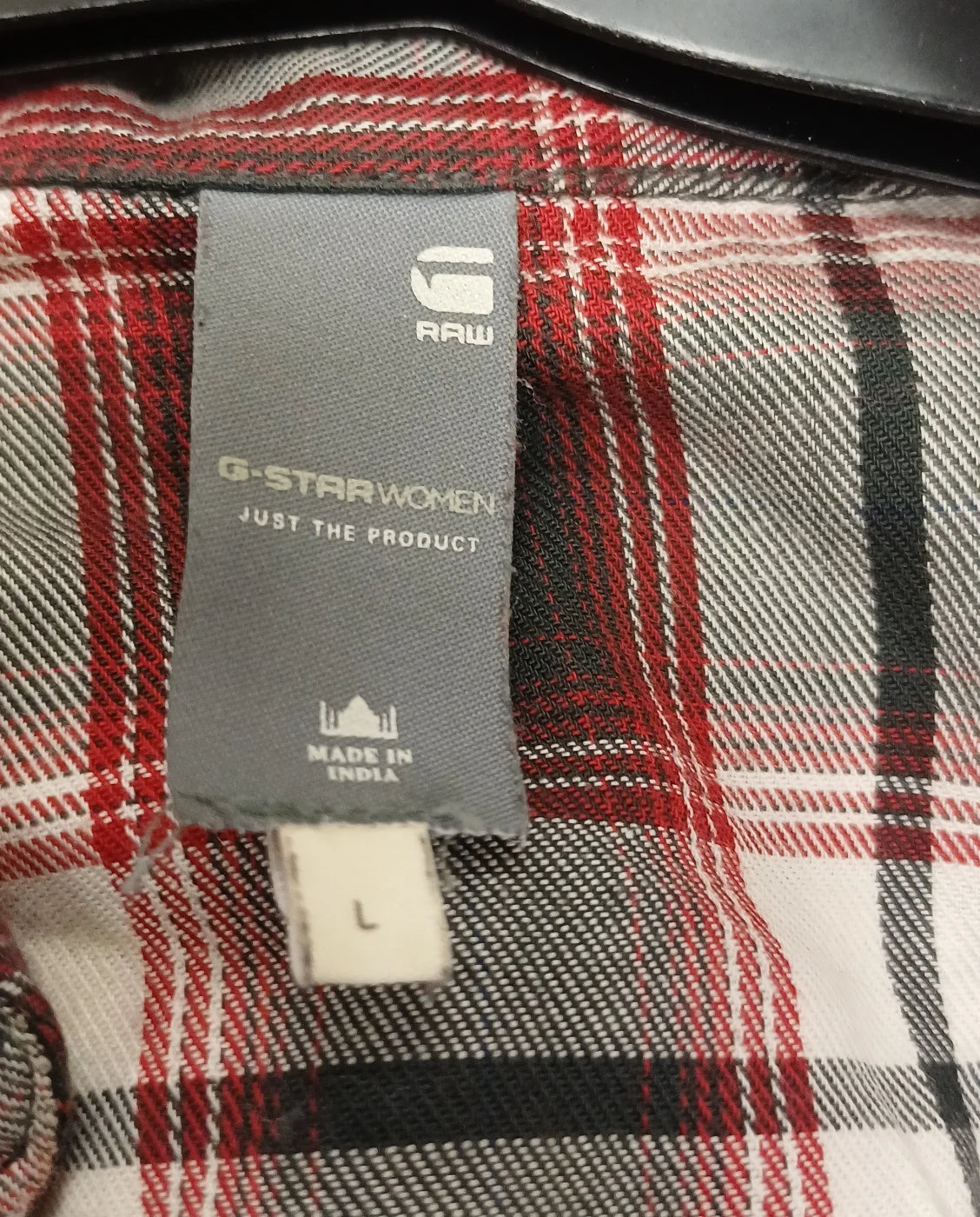 G-STAR RAW rutig skjorta för kvinnor