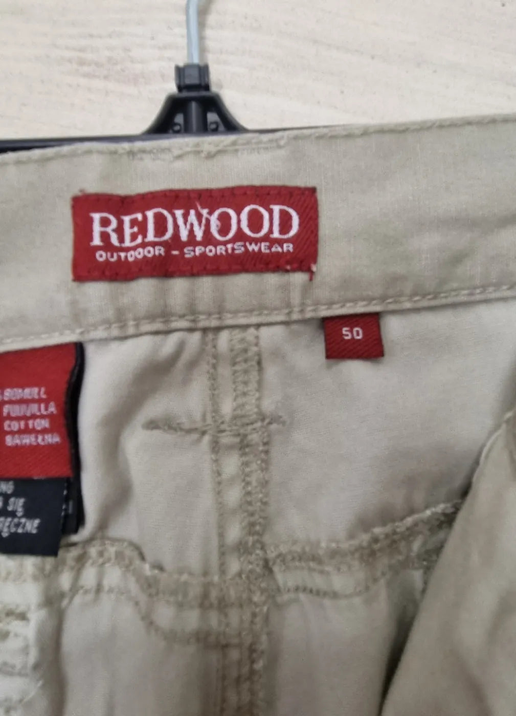 Redwood beige cargo-zip-off-byxor
