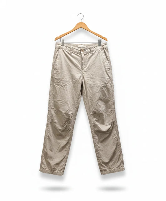 Simple Wish beige byxor i linneblandning
