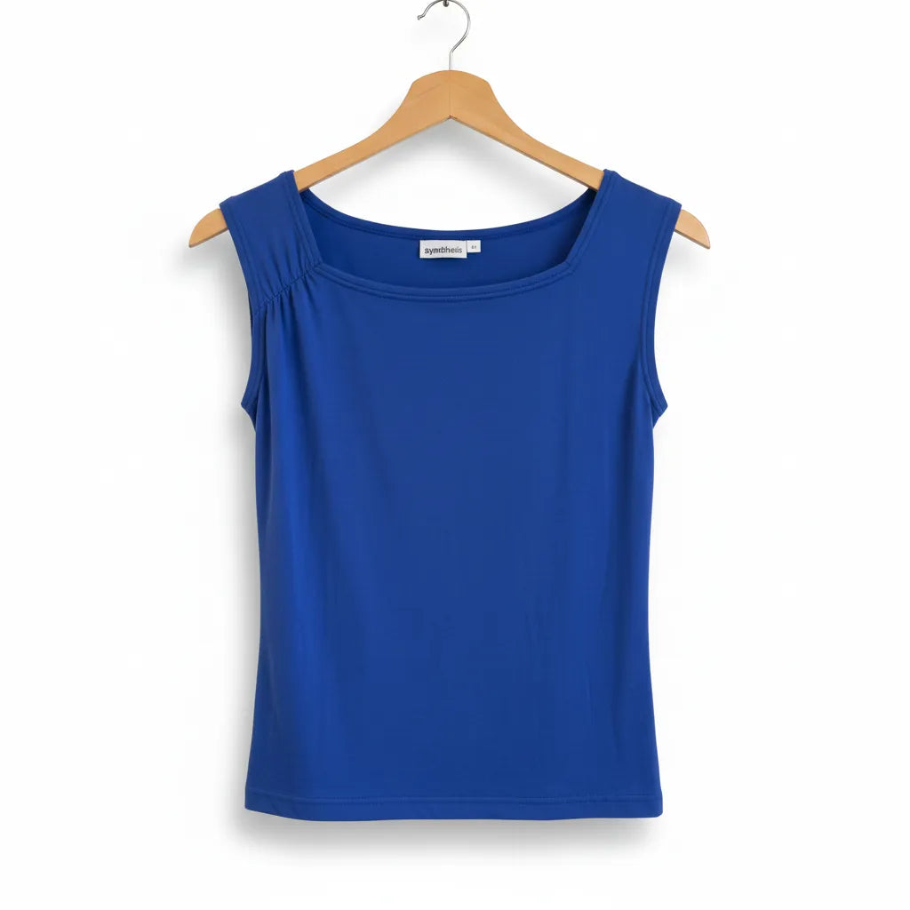 Gina Tricot blå ärmlös topp