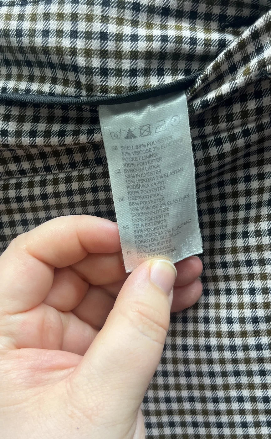 H&M rutiga slimbyxor