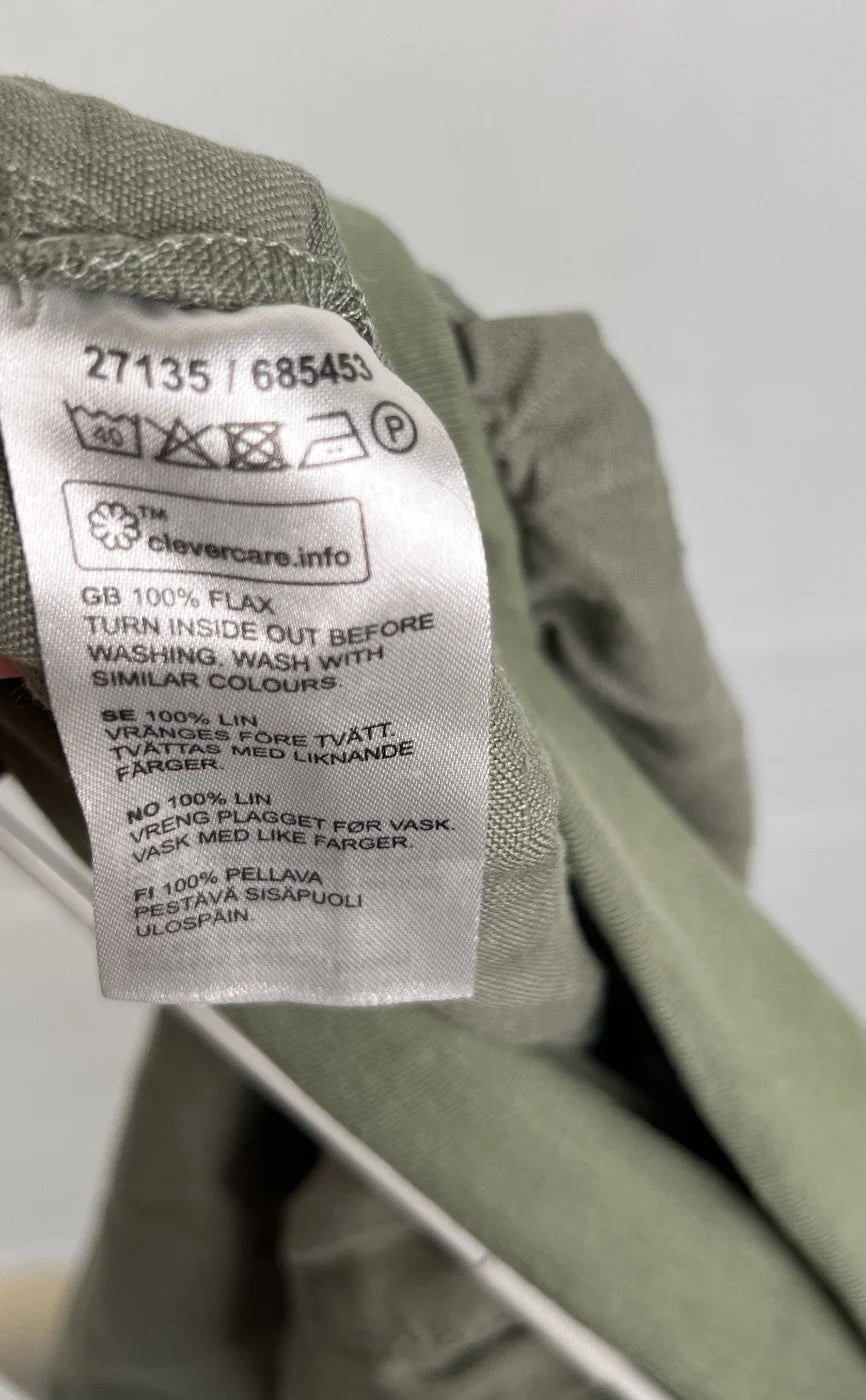 KappAhl olivgröna culottes