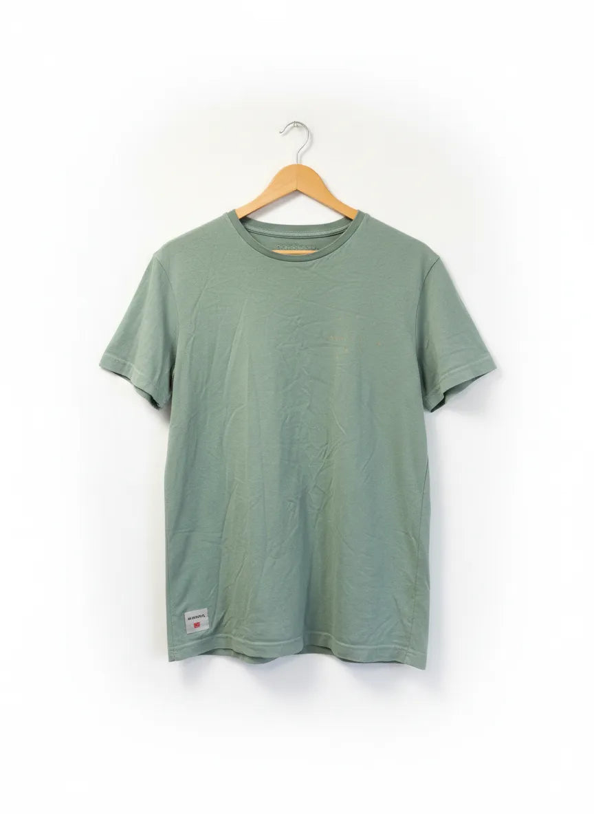 Manera kortärmad t-shirt i salviagrönt