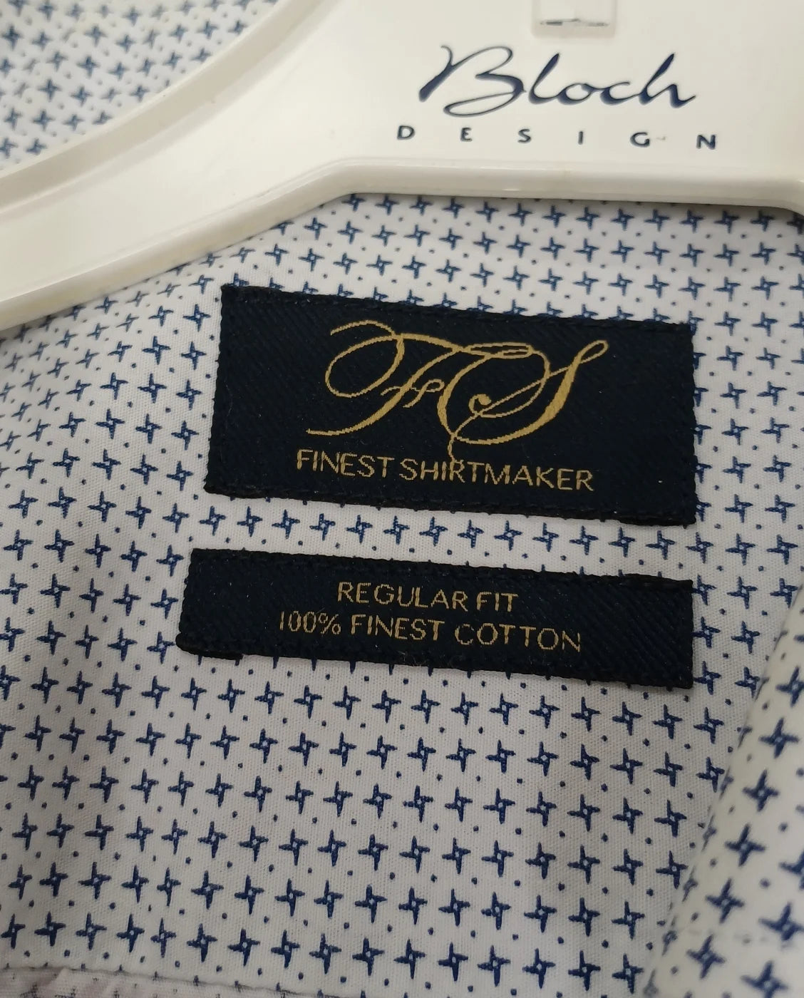 FS Finest Shirtmaker mönstrad bomullsskjorta