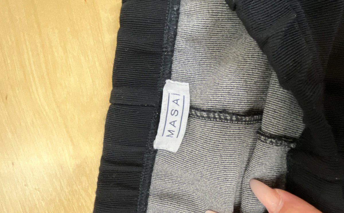 Masai svarta ribbade leggings