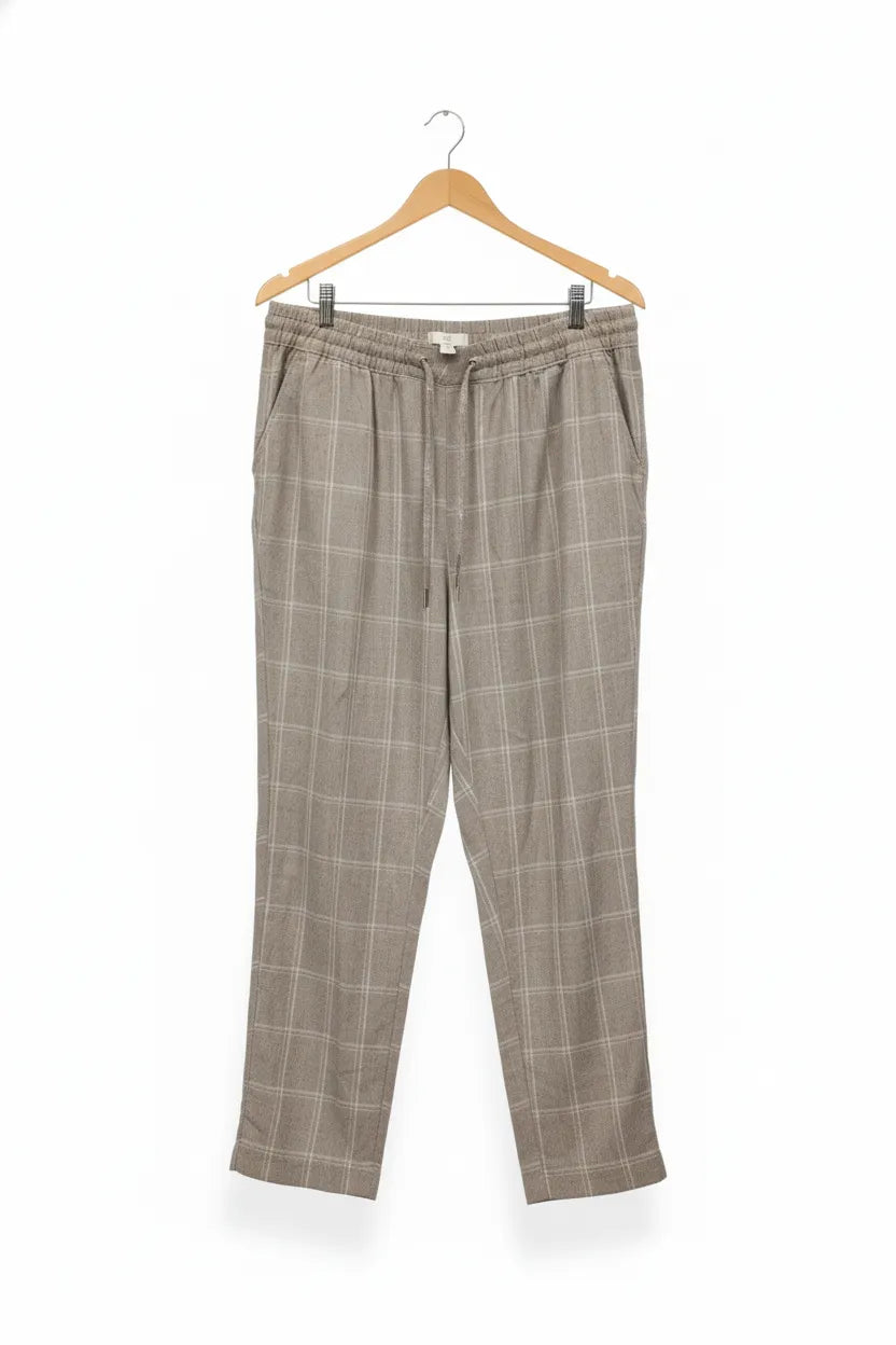 H&M L.O.G.G. rutiga byxor med dragsko
