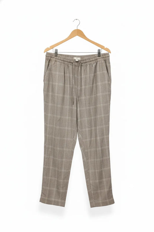 H&M L.O.G.G. rutiga byxor med dragsko