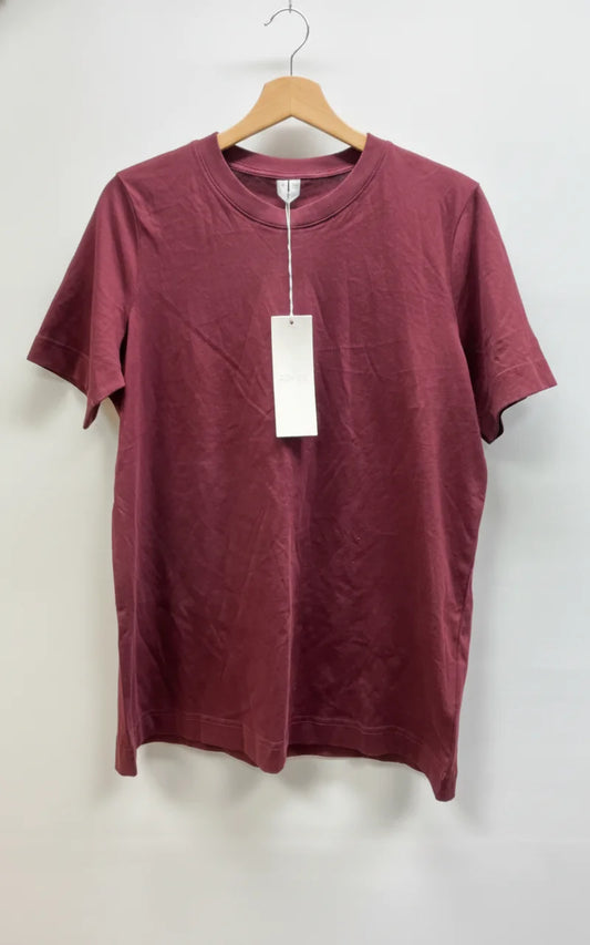 ARKET vinröd t-shirt med kort ärm