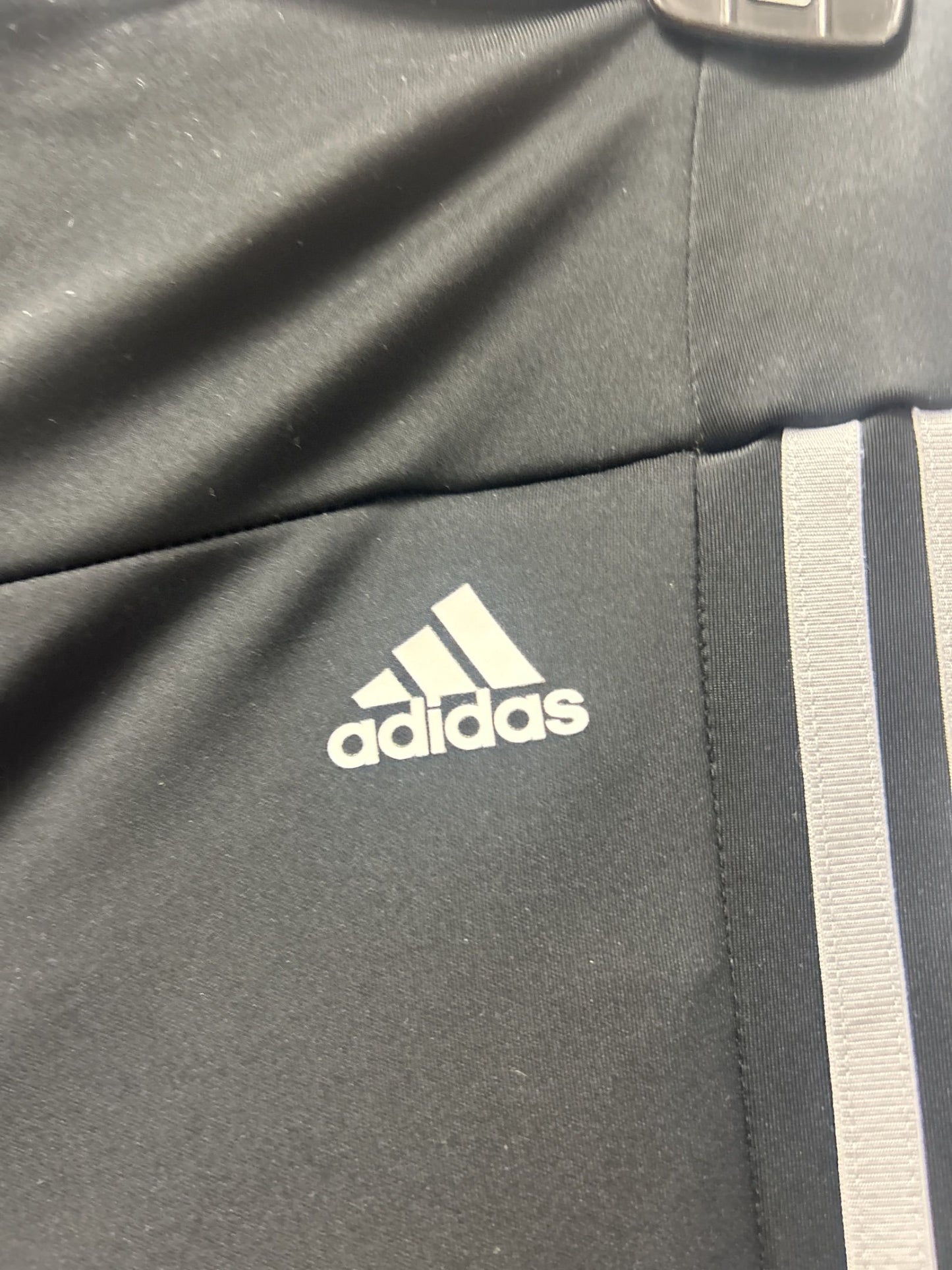 Adidas svarta tights med sidoränder