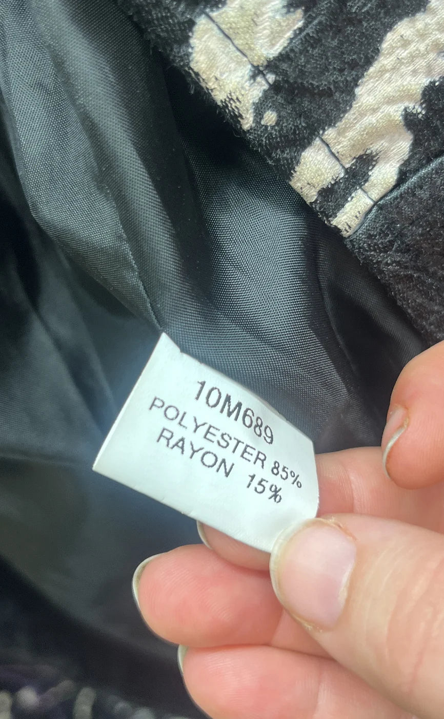 FRANSTYLE mönstrad lapptäckskappa