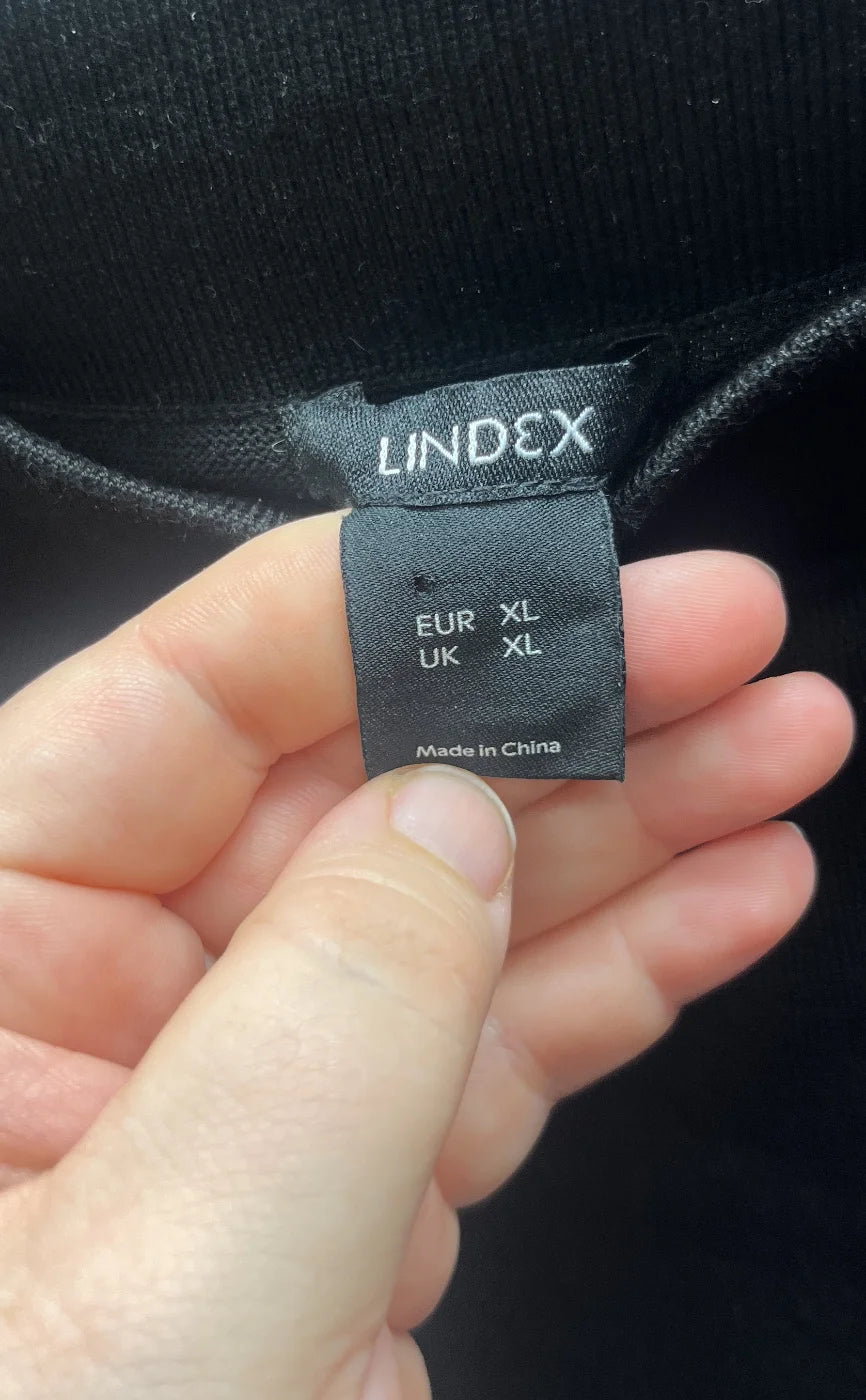 Lindex svart midikjol