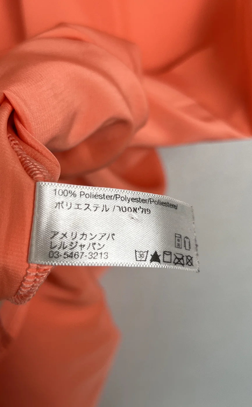 American Apparel orange kortärmad skjorta