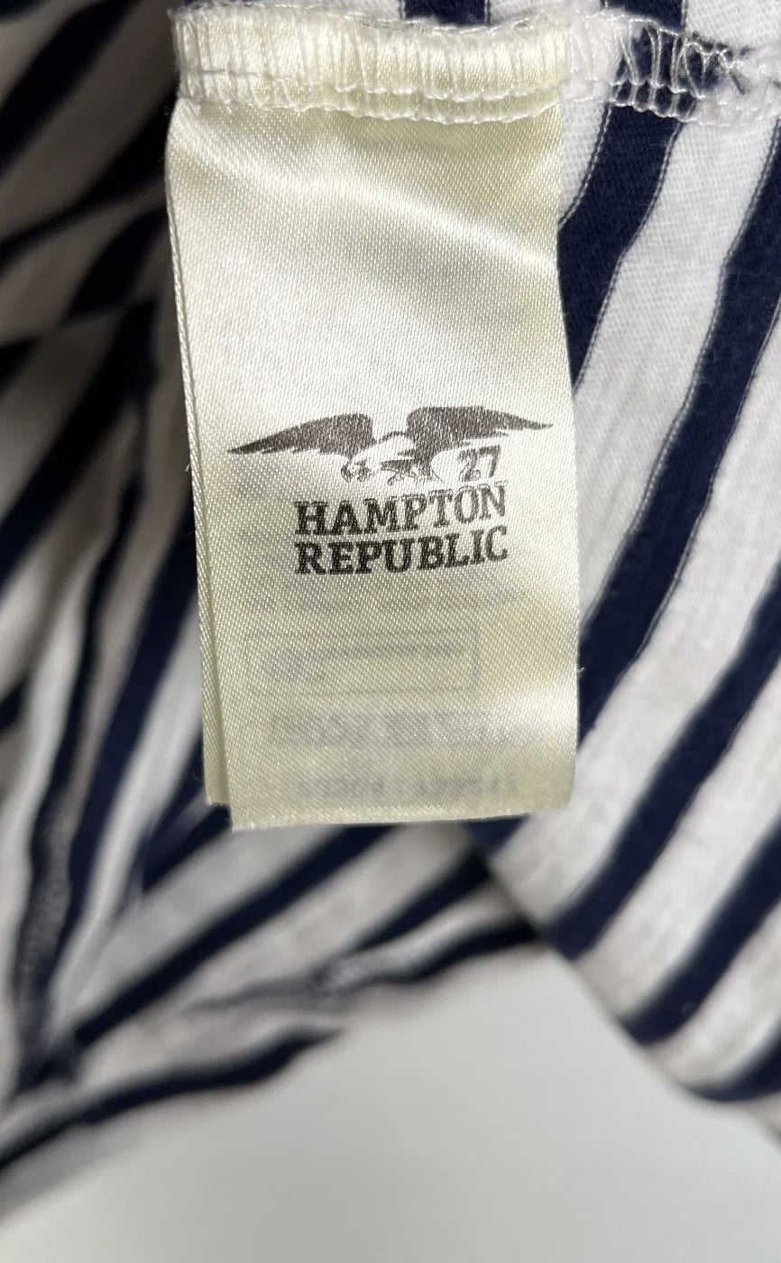 Hampton Republic randig t-shirt med kort ärm