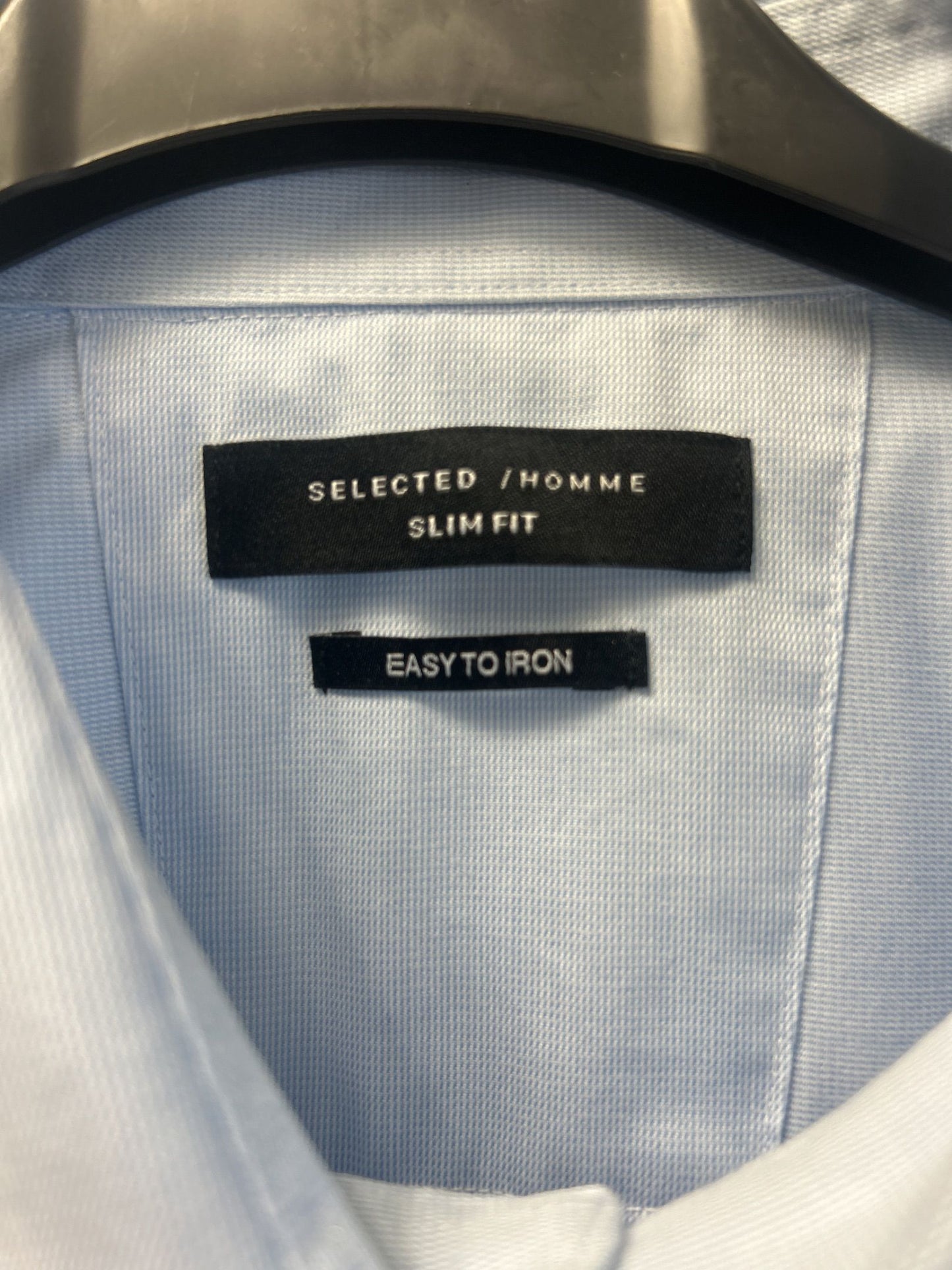 Selected Homme slim fit skjorta i blått