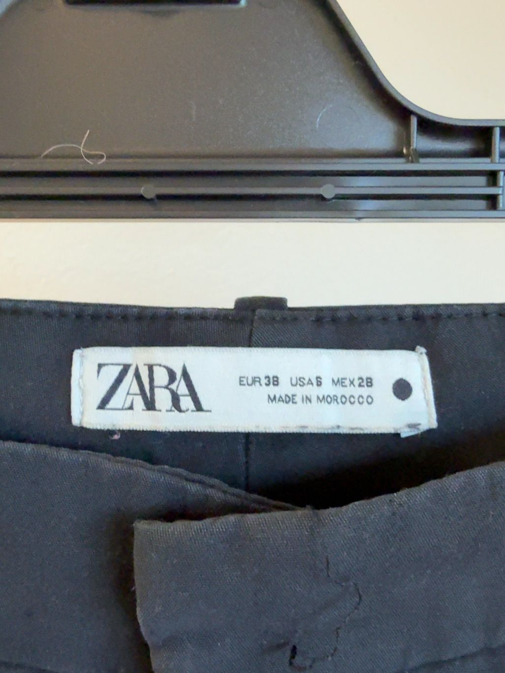 Zara marinblå raka byxor