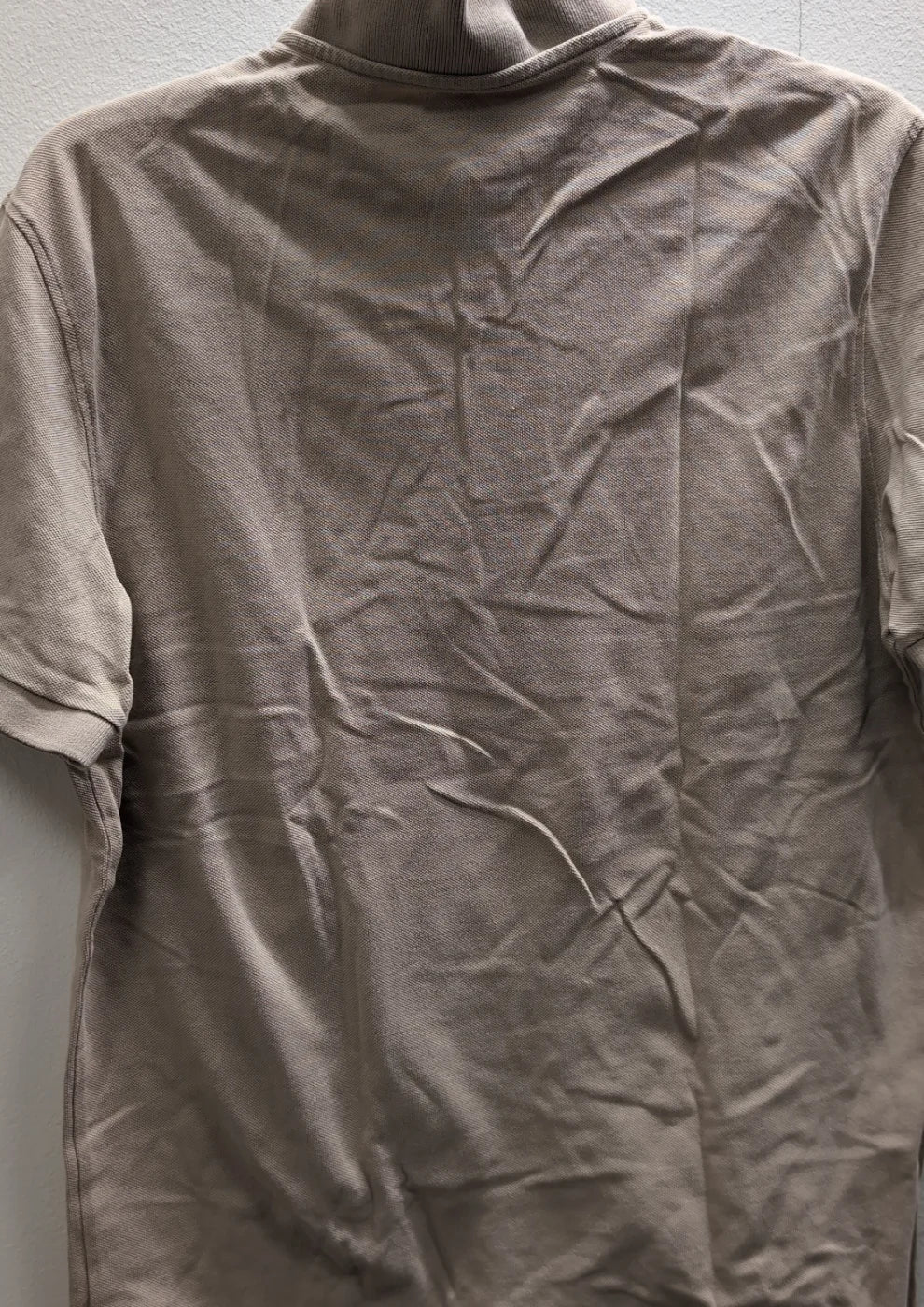 Dressmann beige pikétröja XL