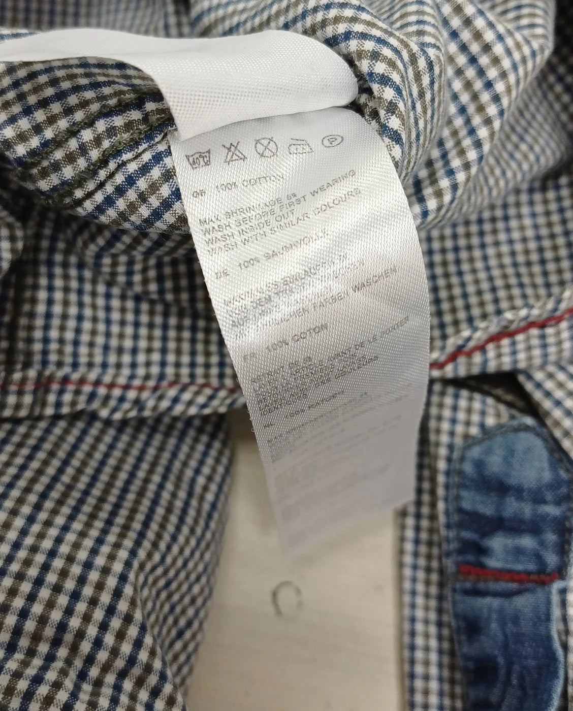 Shine Fashion rutmönstrad skjorta med långa ärmar