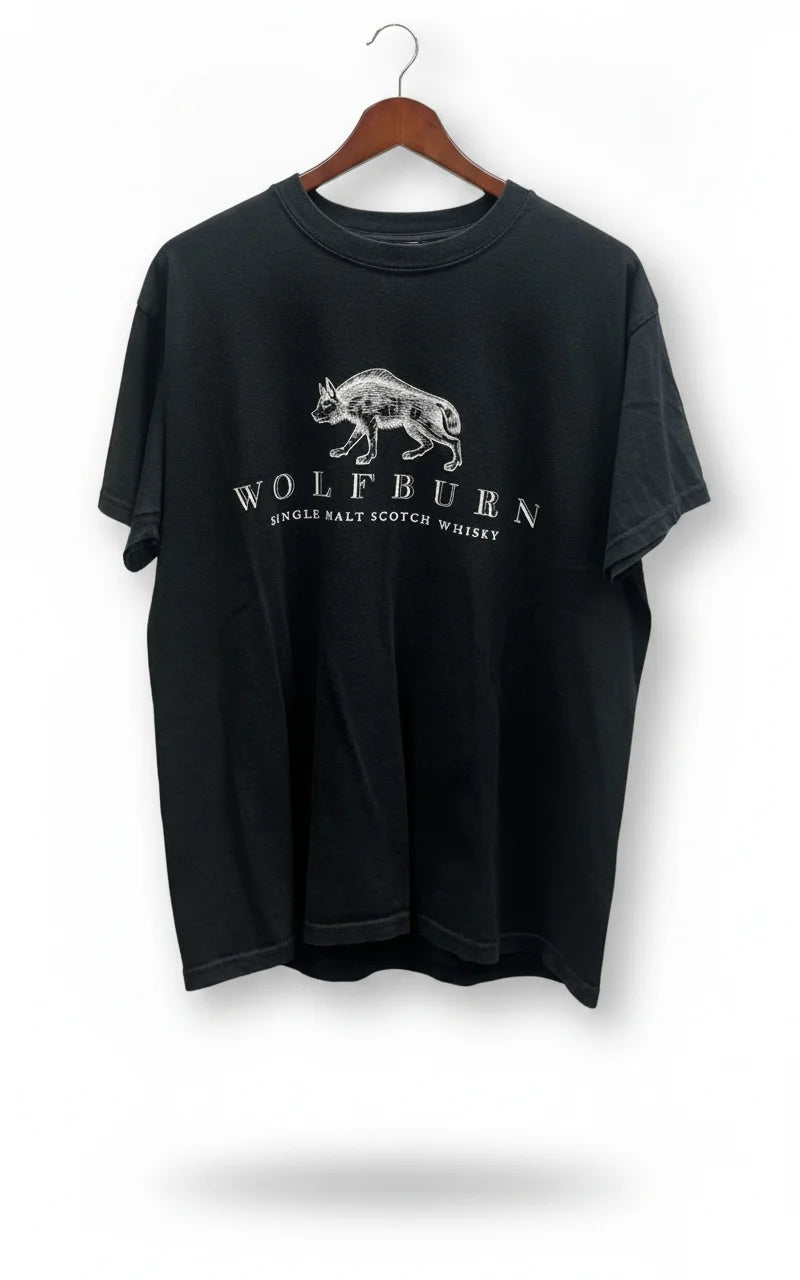 Fruit of the Loom svart t-shirt med tryck