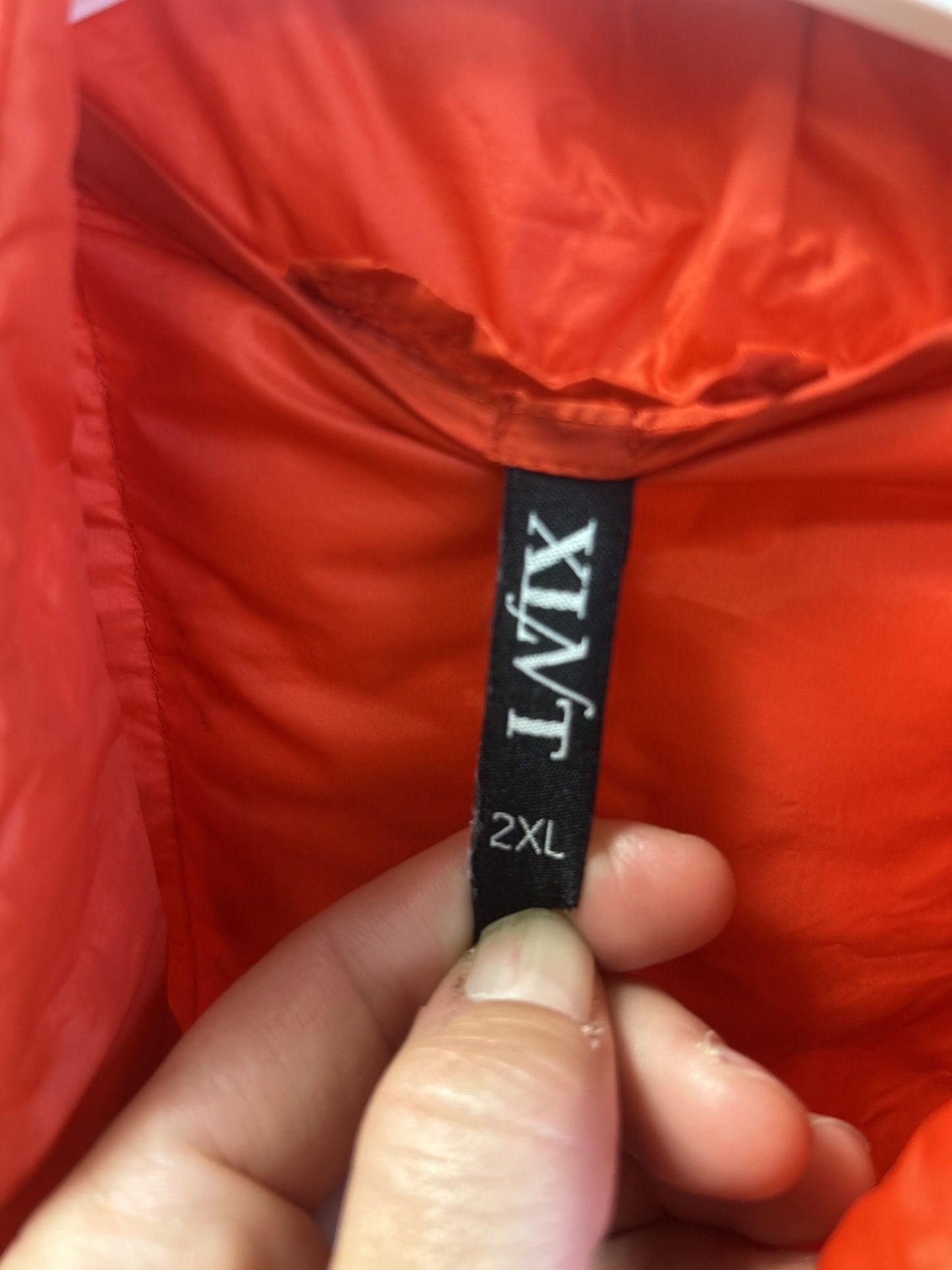 XLNT Röd Vadderad Jacka 2XL
