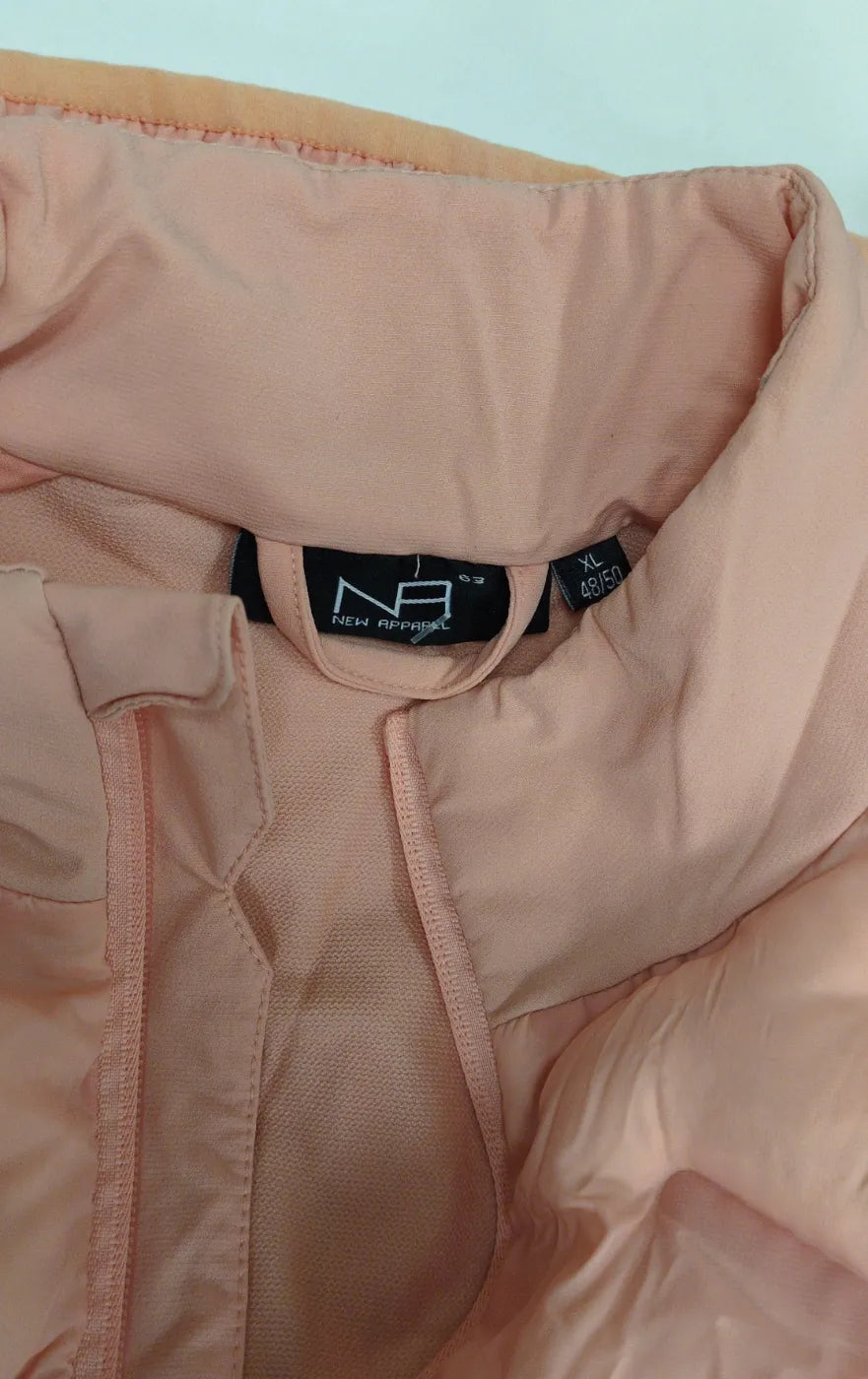 New Apparel lättvikts quiltad jacka rosa