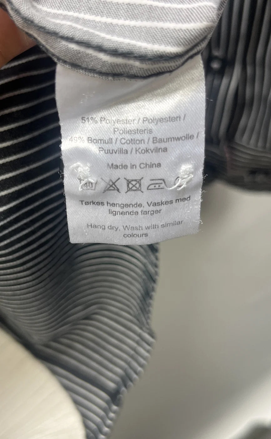 Dressman randig skjorta med långa ärmar