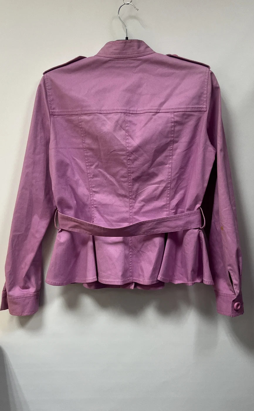 Moschino Cheapandchic rosa jacka med bälte