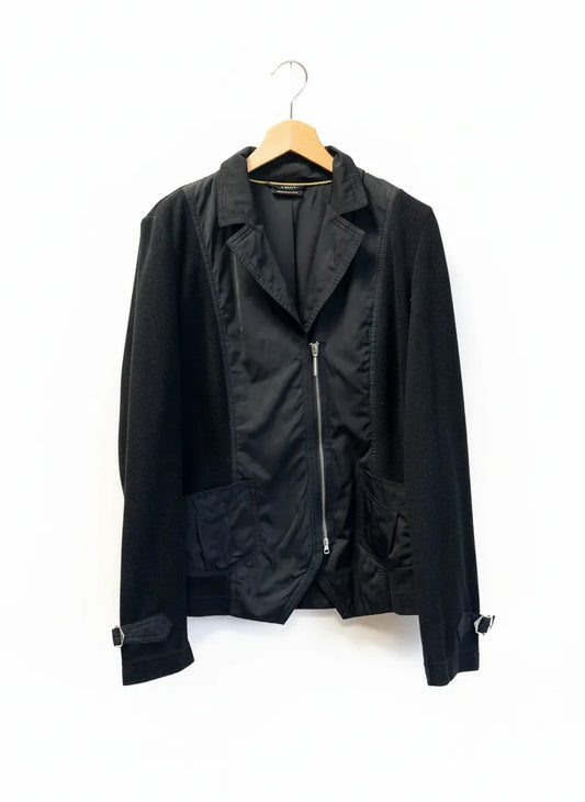 Taifun Casual & Co svart jacka med dragkedja