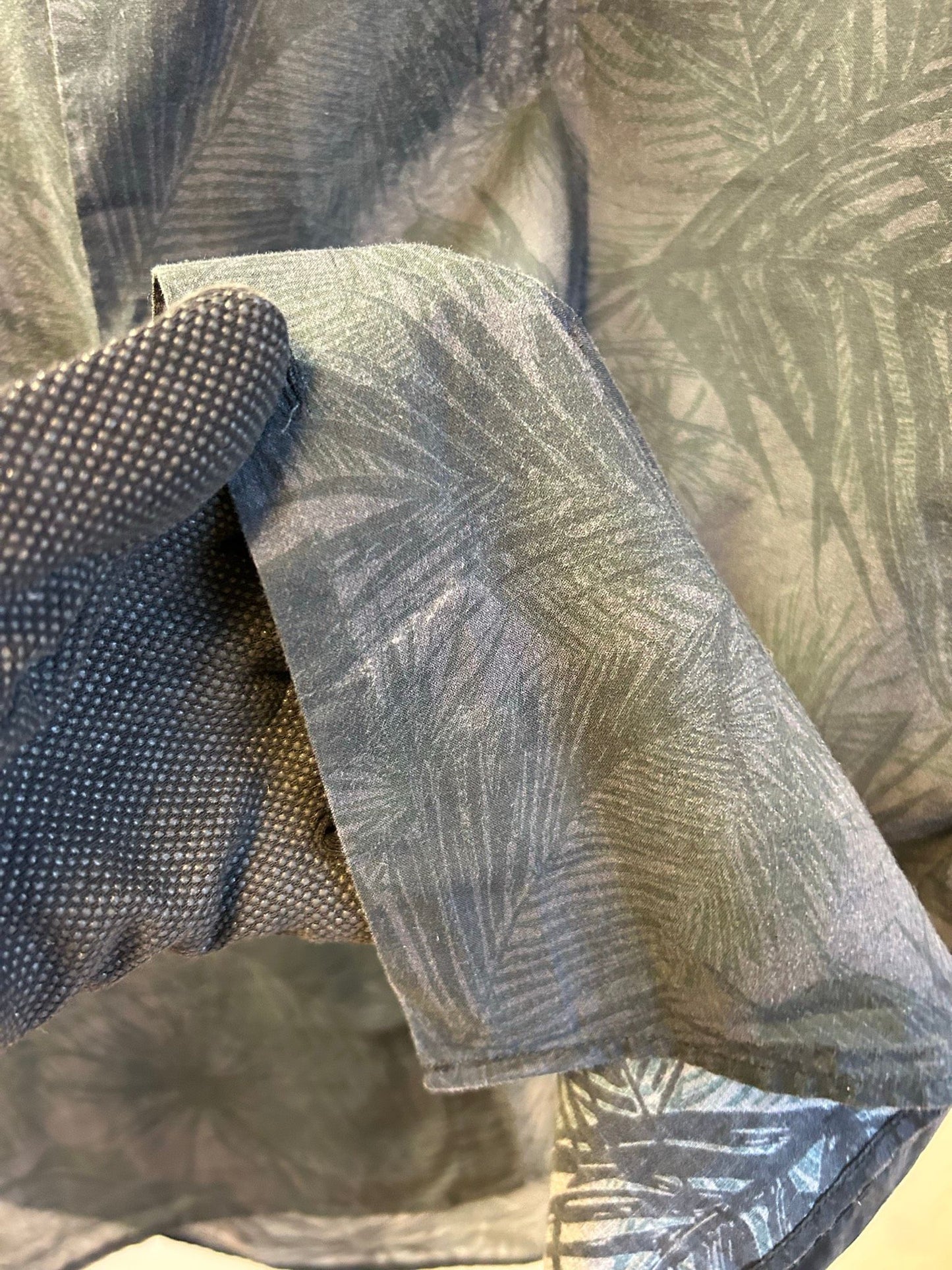 Zara Man slim fit skjorta med kort ärm och tryck