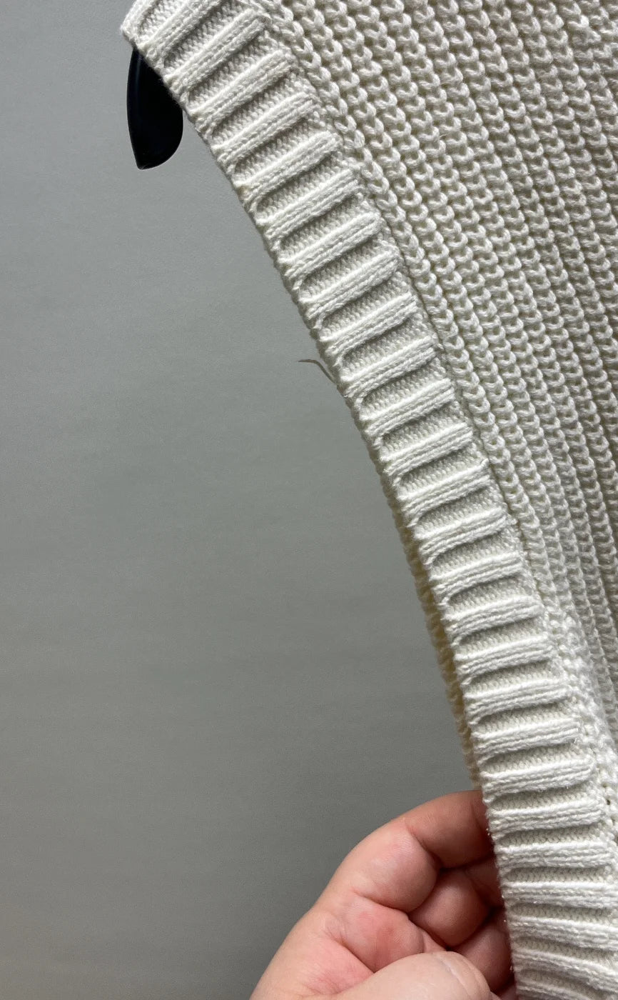H&M Ribbad V-ringad Stickad Väst