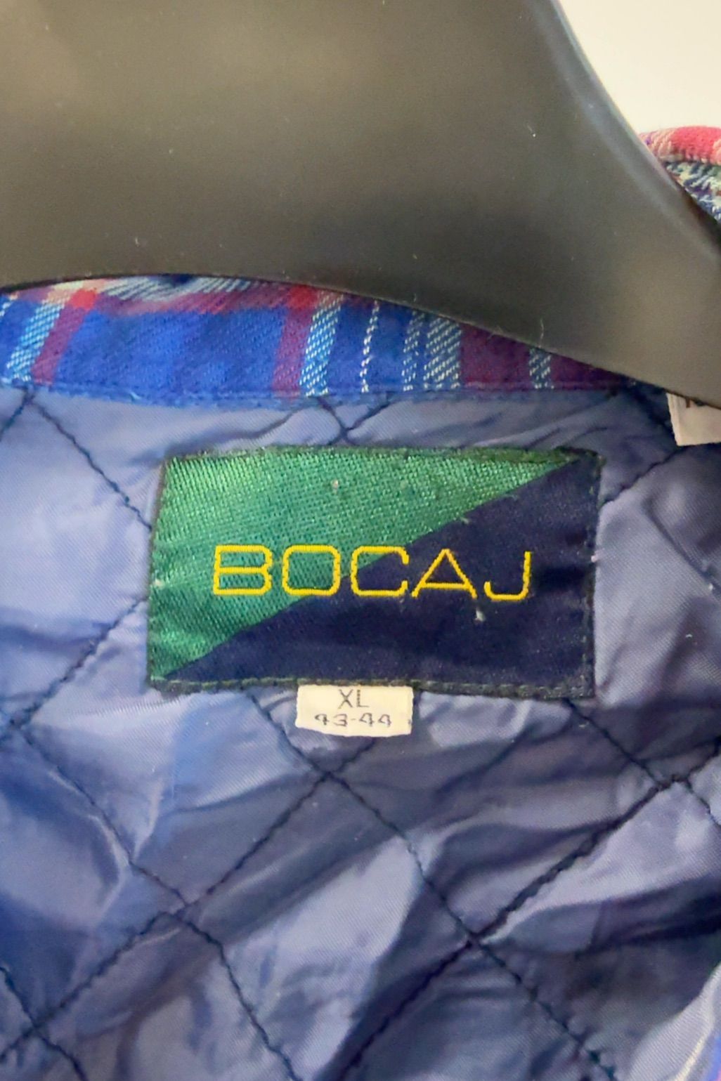 Bocaj vadderad rutig overshirt