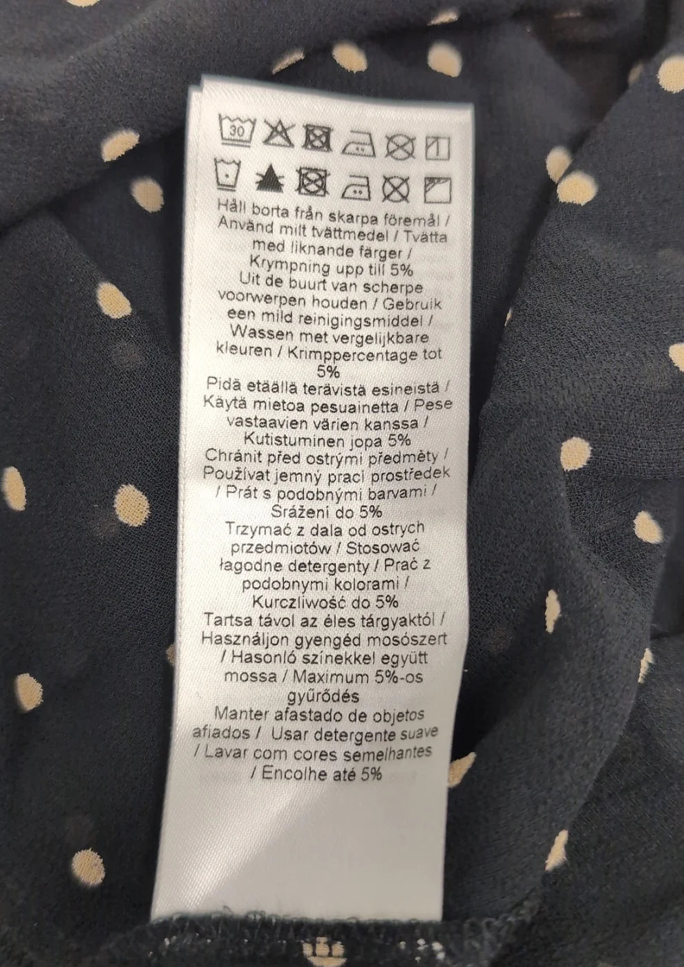 Part Two prickig klänning