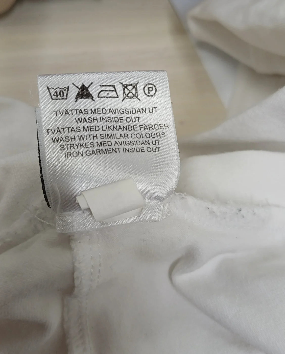 Gina Tricot långa vita leggings