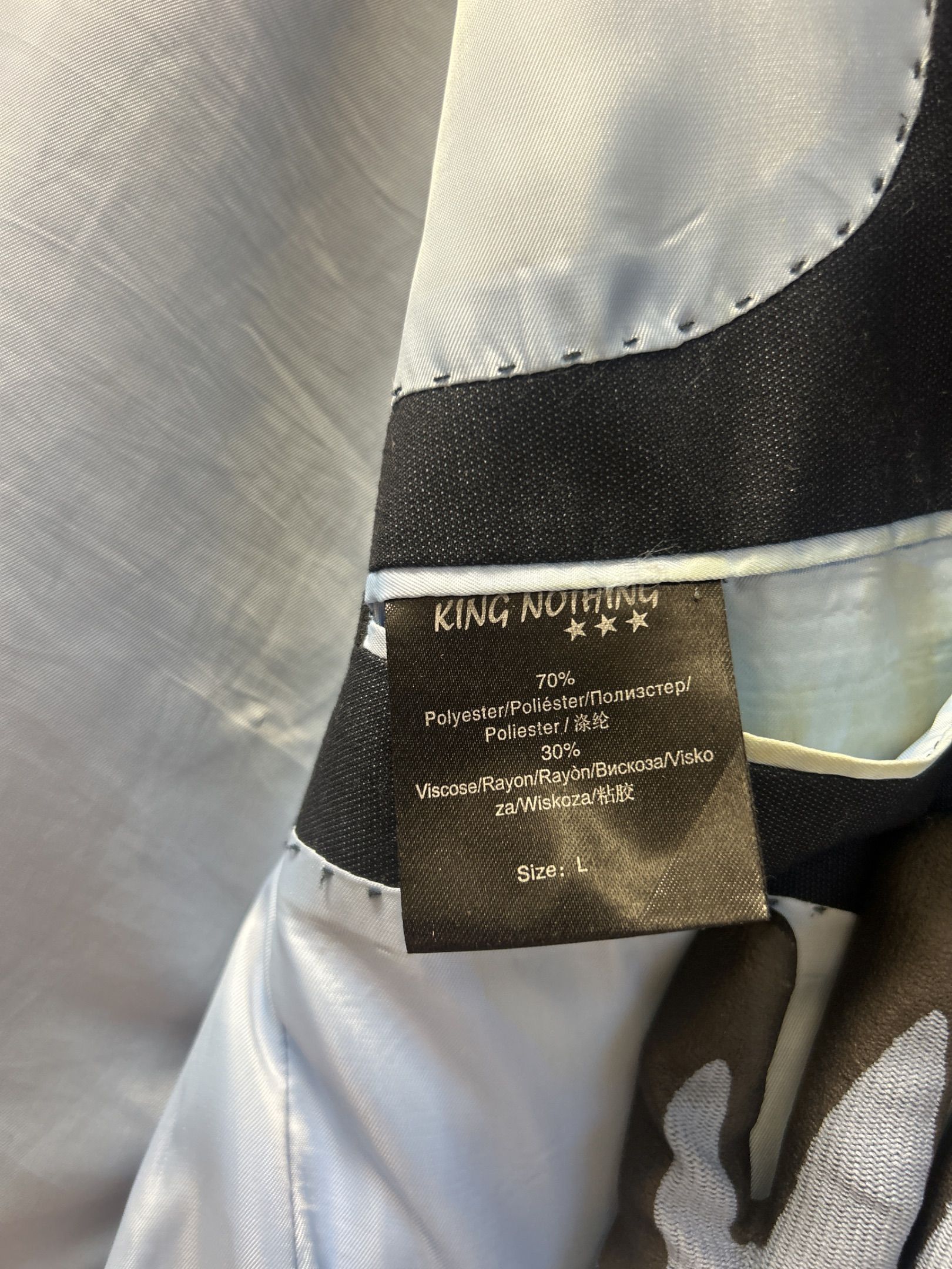 KGN Denim svart herrkavaj