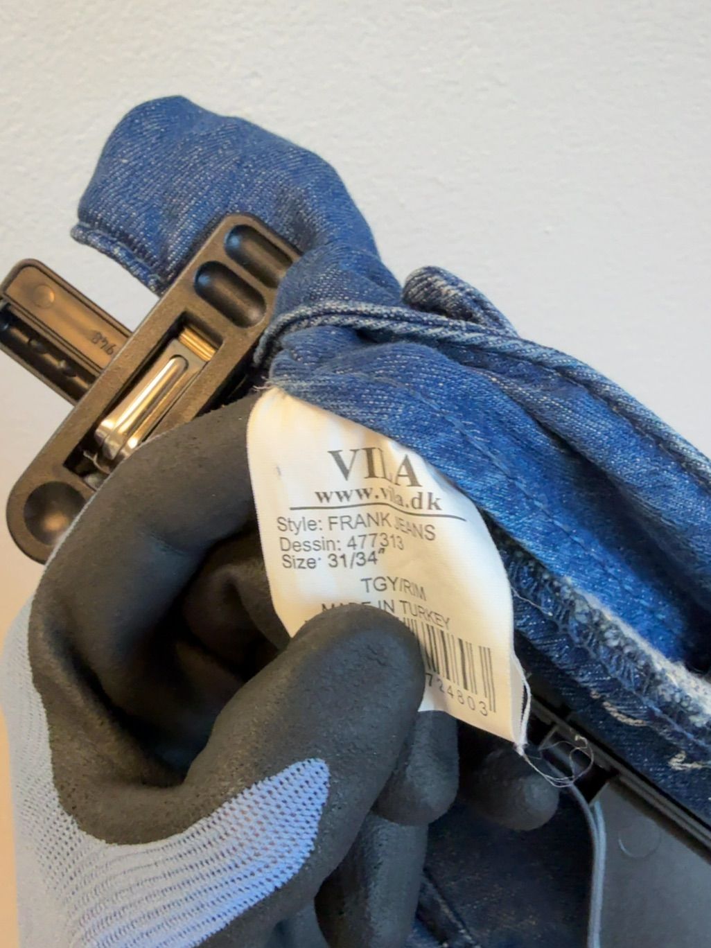VILA FRANK JEANS damjeans i blå denim